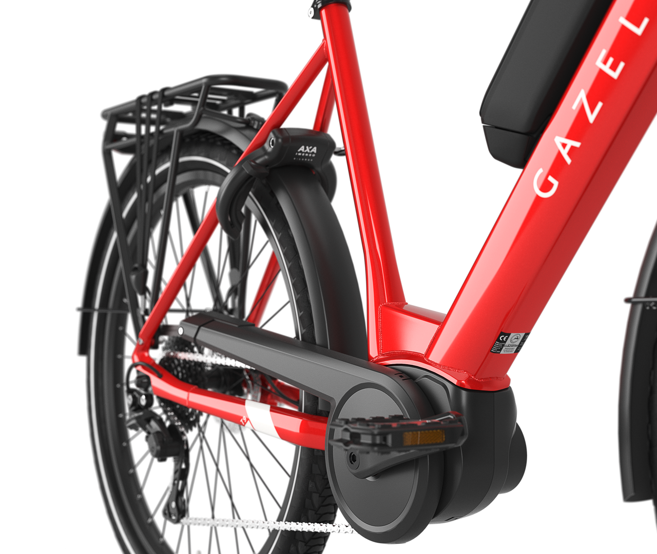 Hit the road with confidence Gazelle Medeo T9 HMB E-bike low-step champion red