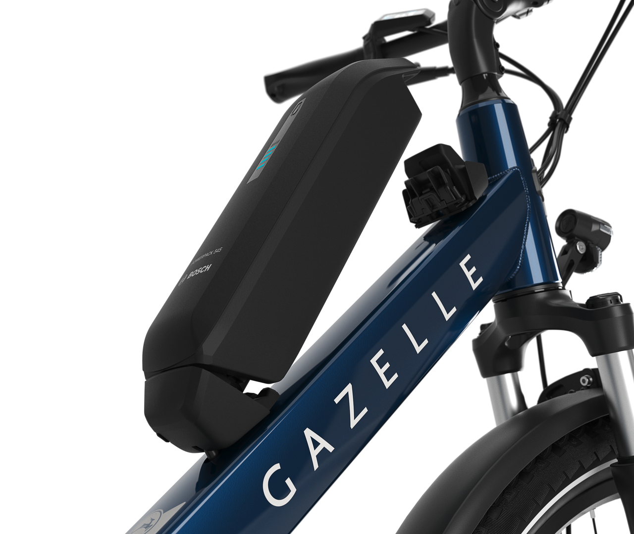 Modern efficient energy source Gazelle Medeo T9 HMB E-bike low-step champion red