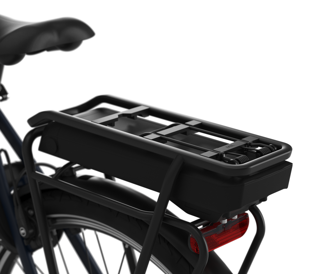 Attach your bike bag or basket easily Gazelle Paris C7 HMB E-bike low-step navy blue