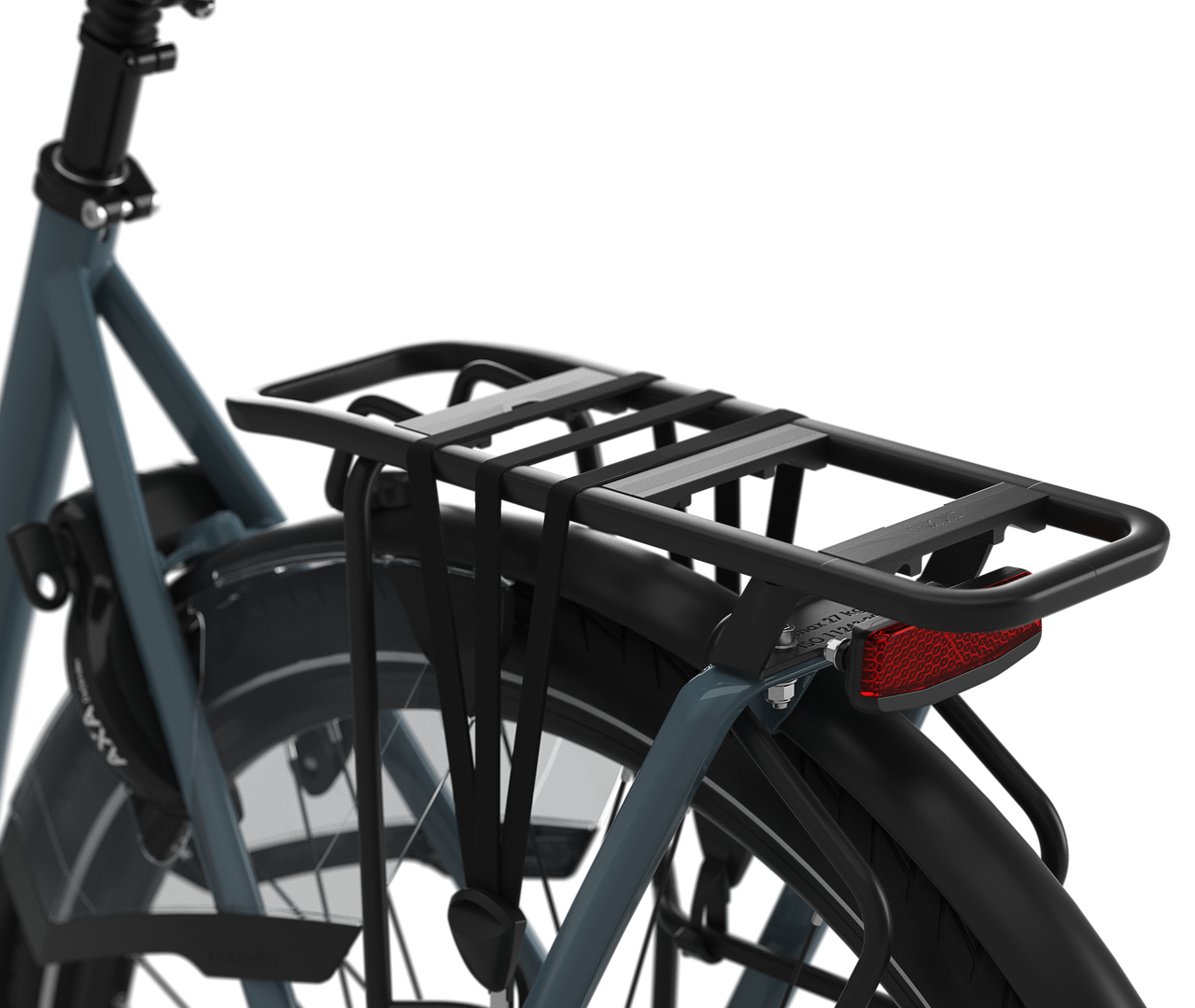 Attach your bike bag or basket easily Gazelle Grenoble C7+ HMB E-bike low-step thunder grey