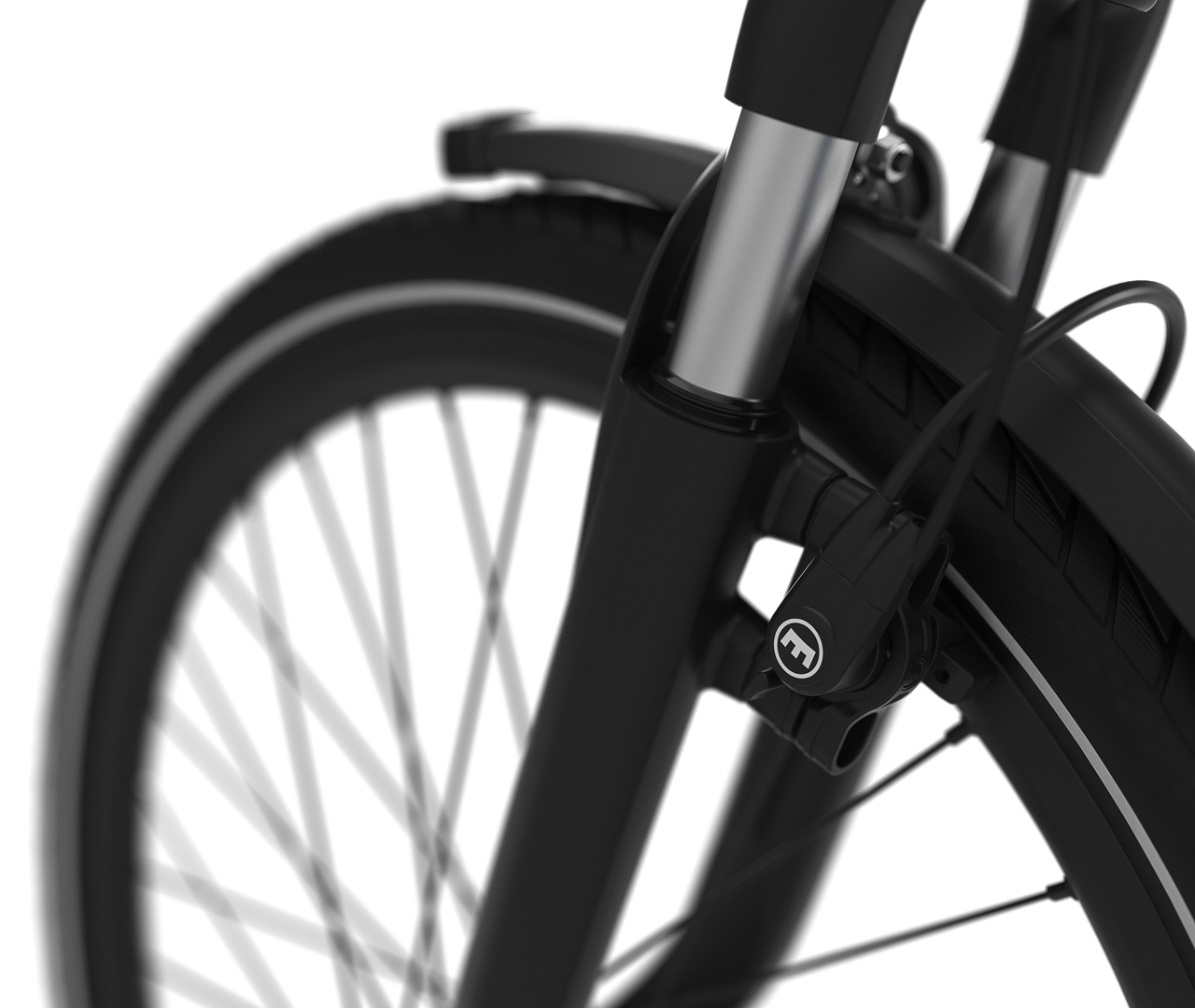 Snel en veilig tot stilstand Gazelle Orange C7+ HMB 26" E-bike low-step mallard blue