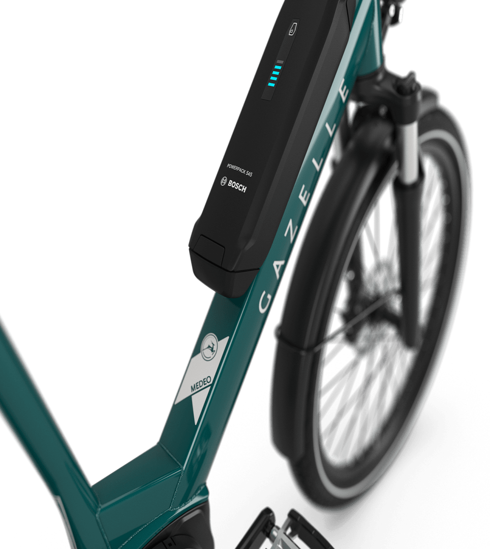 Expand your possibilities Gazelle Gazelle Medeo T9 City E-bike low-step thyme green