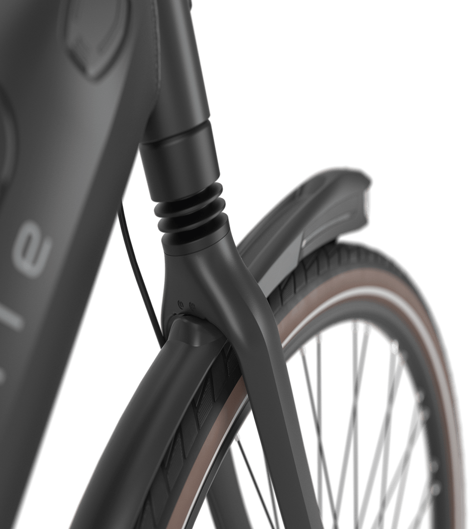 Less jarring on bumpy roads Gazelle Gazelle Arroyo C8 Elite E-bike low-step black