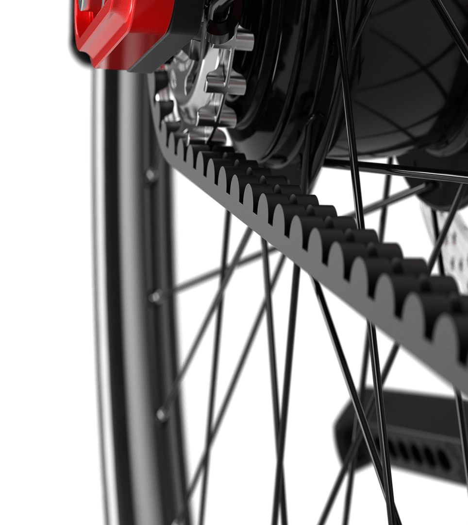 Low maintenance ease Gazelle Gazelle Ultimate C8 E-bike low-step champion red