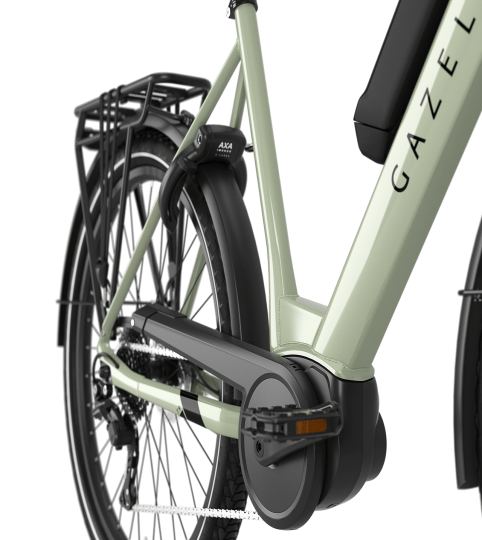 Easy on, easy off Gazelle Gazelle Medeo T9 City E-bike low-step caramel khaki