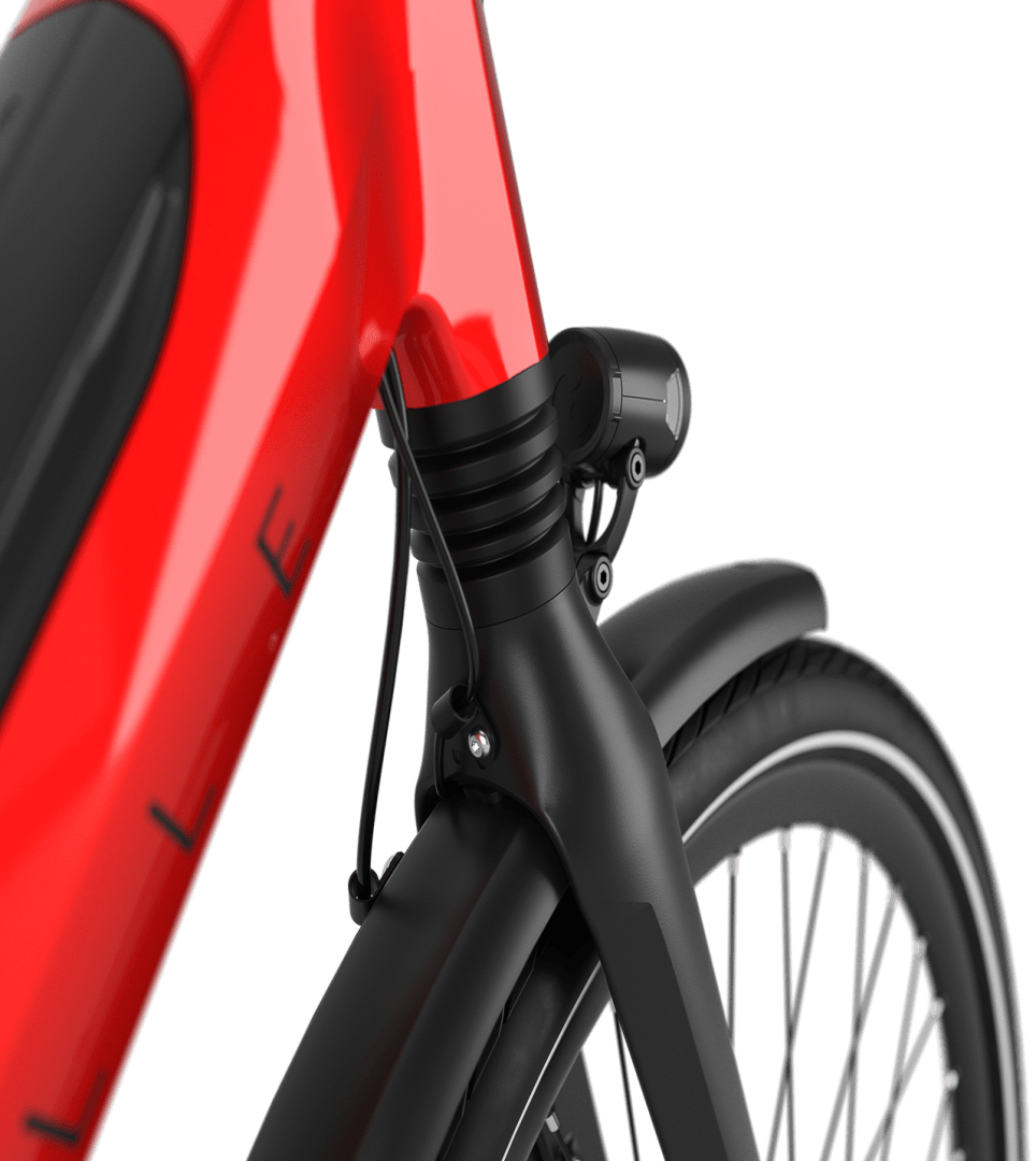 Hidden comfort Gazelle Gazelle Ultimate C8 E-bike low-step champion red