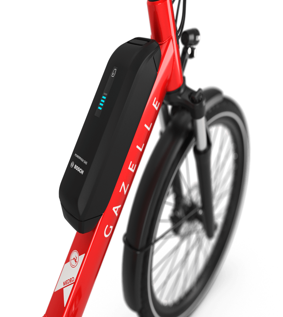 Expand your possibilities Gazelle Gazelle Medeo T9 E-bike low-step champion red