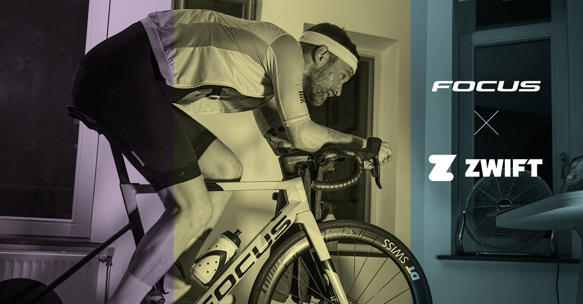 Zwift FOCUS rides colours of PARI 