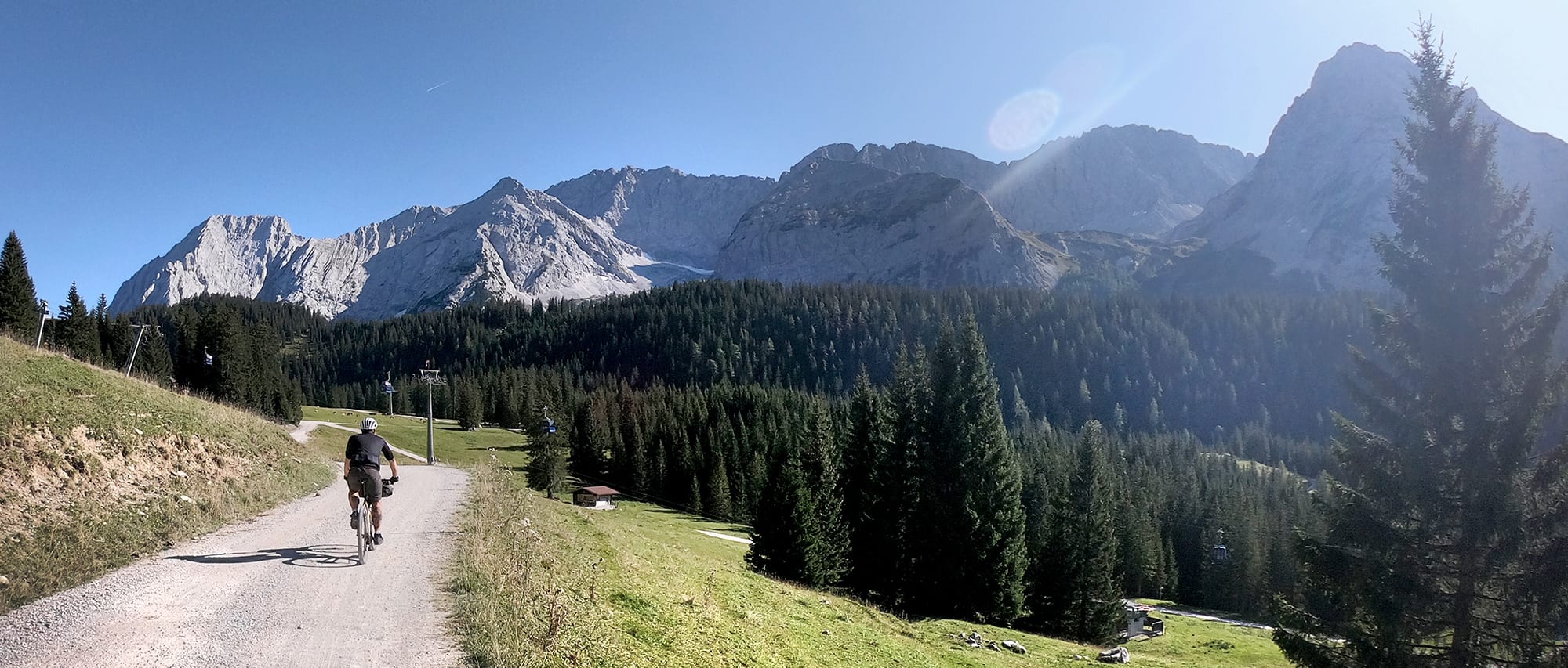 Beeindruckende Landschaft zum Biken Landschaft Karwendel-Wetterstein-Brevet