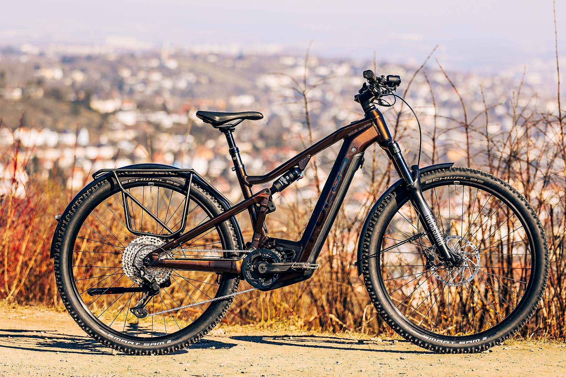 E-MTB THRON² EQP Modelle mit voller Ausstattung.