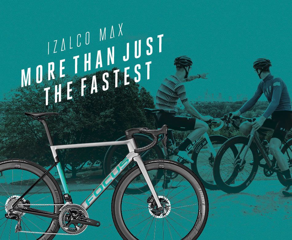 IZALCO MAX - More than just the fastest Das FOCUS Bikes IZALCO MAX Aero-Rennrad ist mehr als nur das Schnellste.