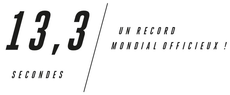 13,3 Sekunden