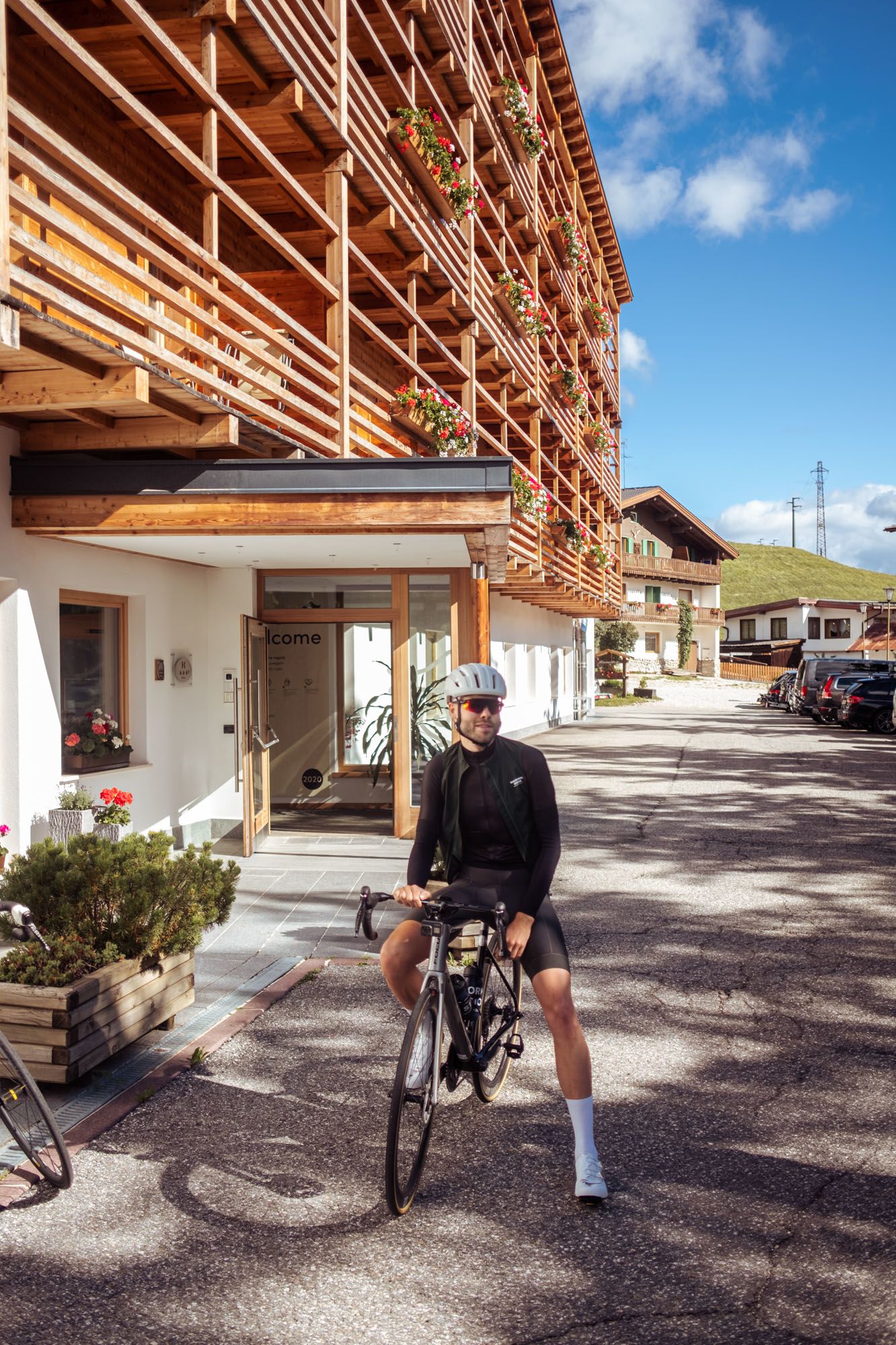Dolomites on road bike Ride Beyond Crew in Italy