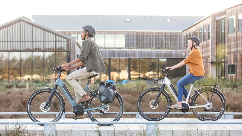 Dutch store commuter bicycle