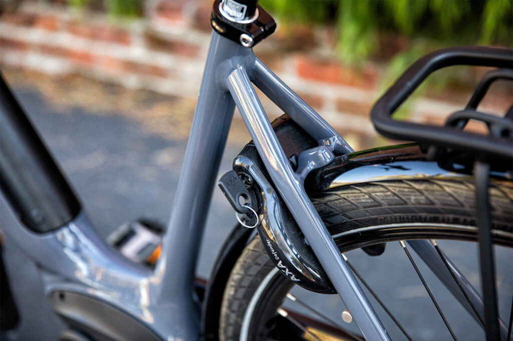 Cafe store bike lock