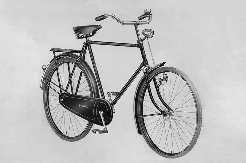 Historische Gazelle fietsen Historie