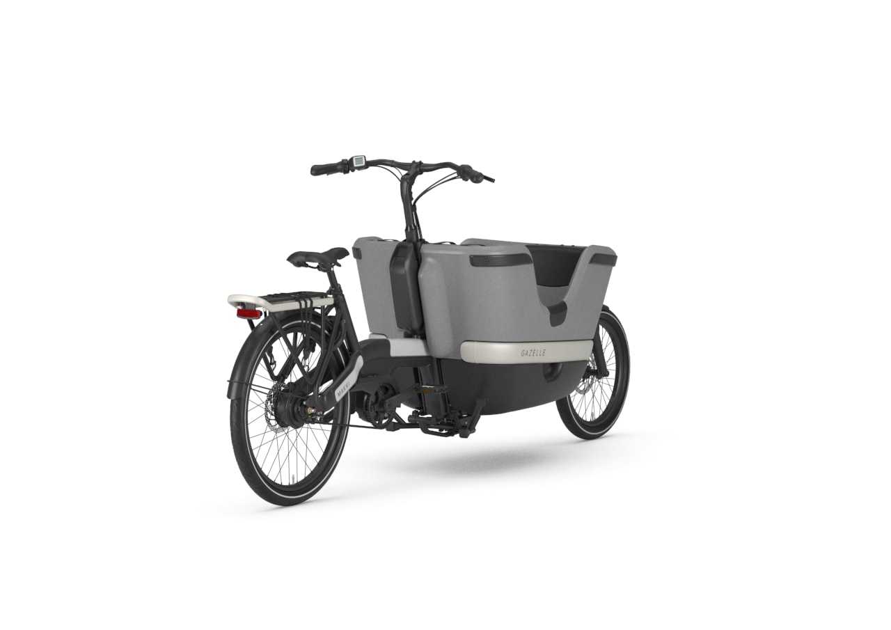 Vélo cargo électrique hollandais GAZELLE Makki C380