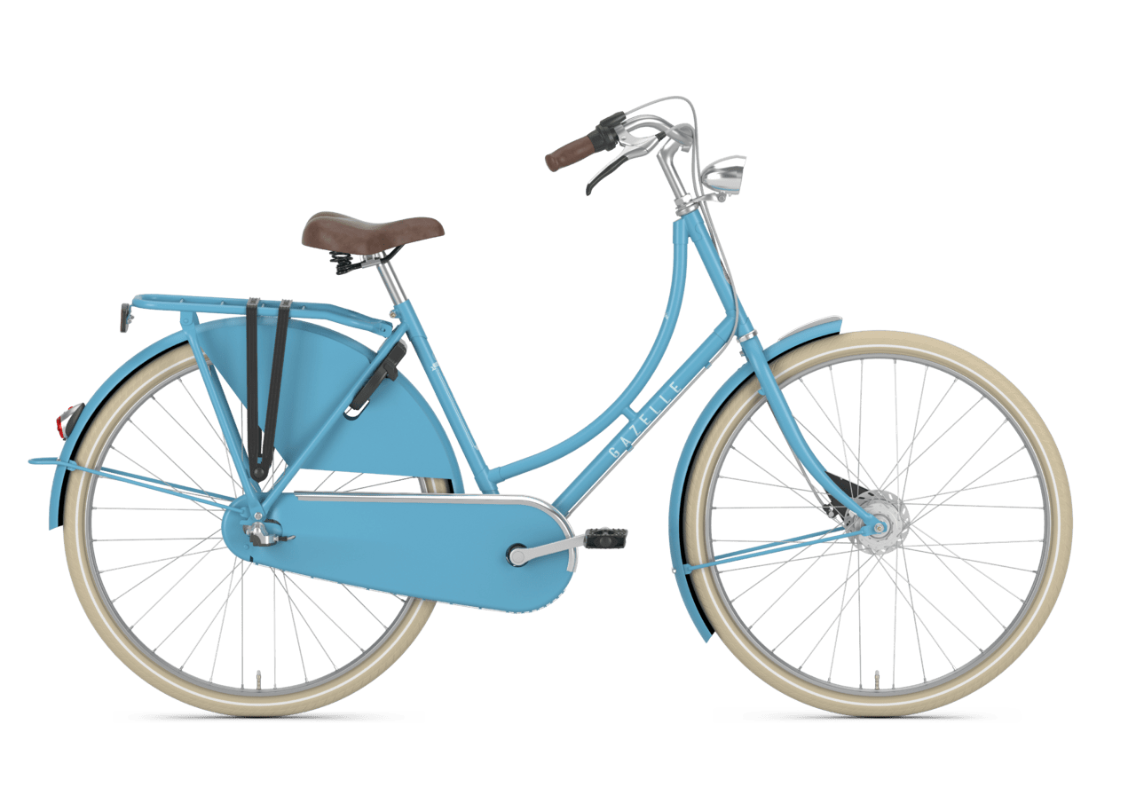 gazelle fahrrad damen 10 grün radkasten mit chrom