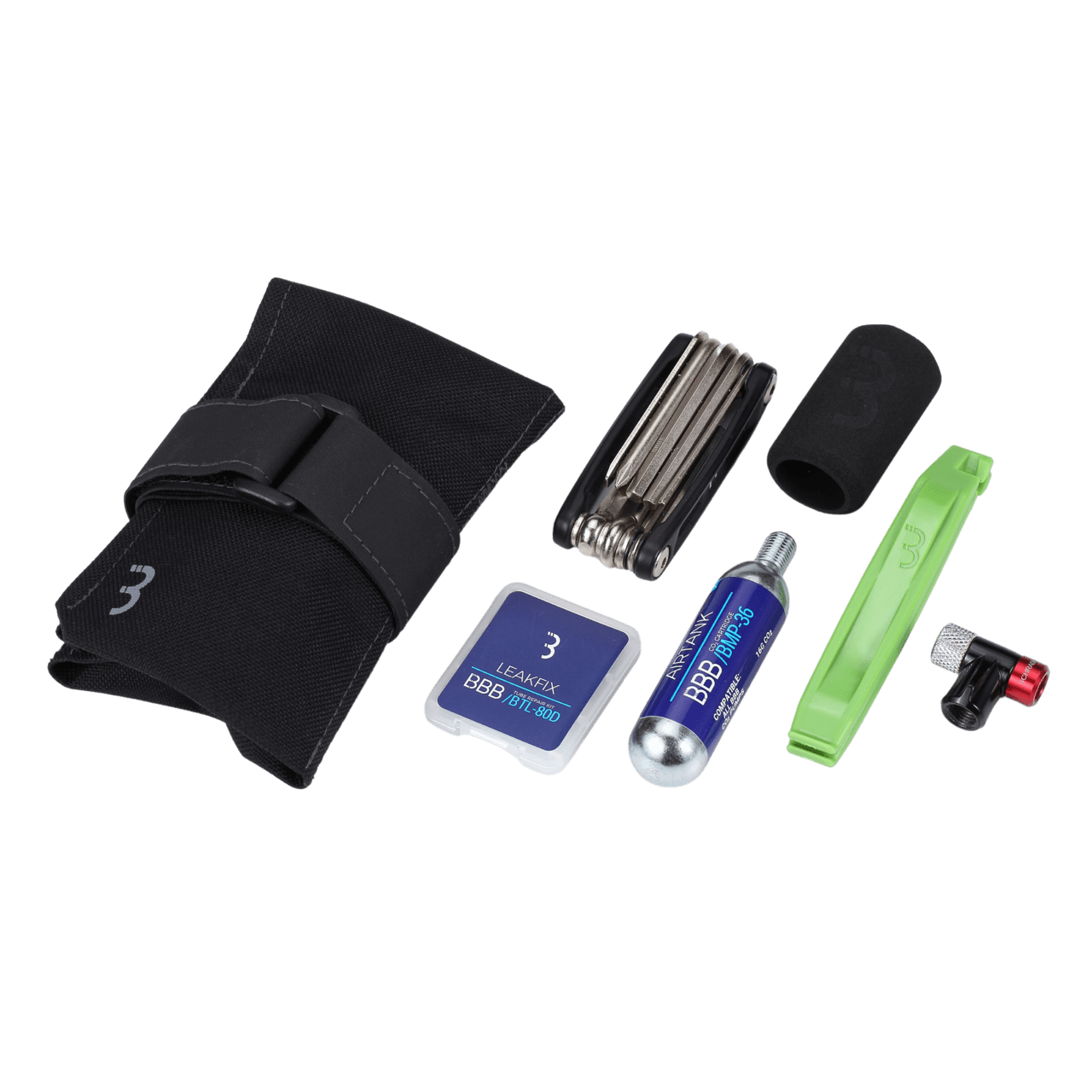 CombiSet RollPack CO2 Saddlebag Toolkit - BBB Cycling