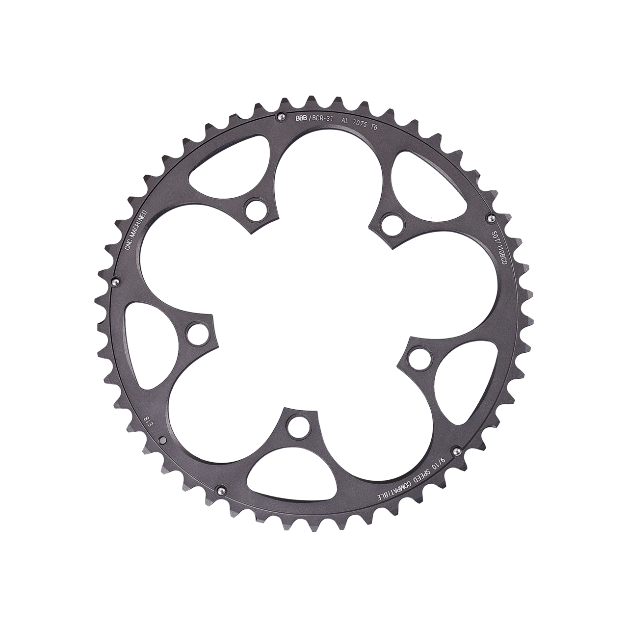 Plateau Compact BBB BCR-31 CompactGear 110mm 10 Vitesses - 48 Dents