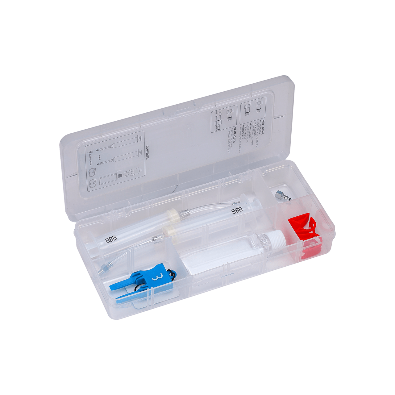 Kit de purge de frein de vélo : purge de qualité professionnelle pour freins à disque hydrauliques SRAM et Avid tous les vélos de la série DOT