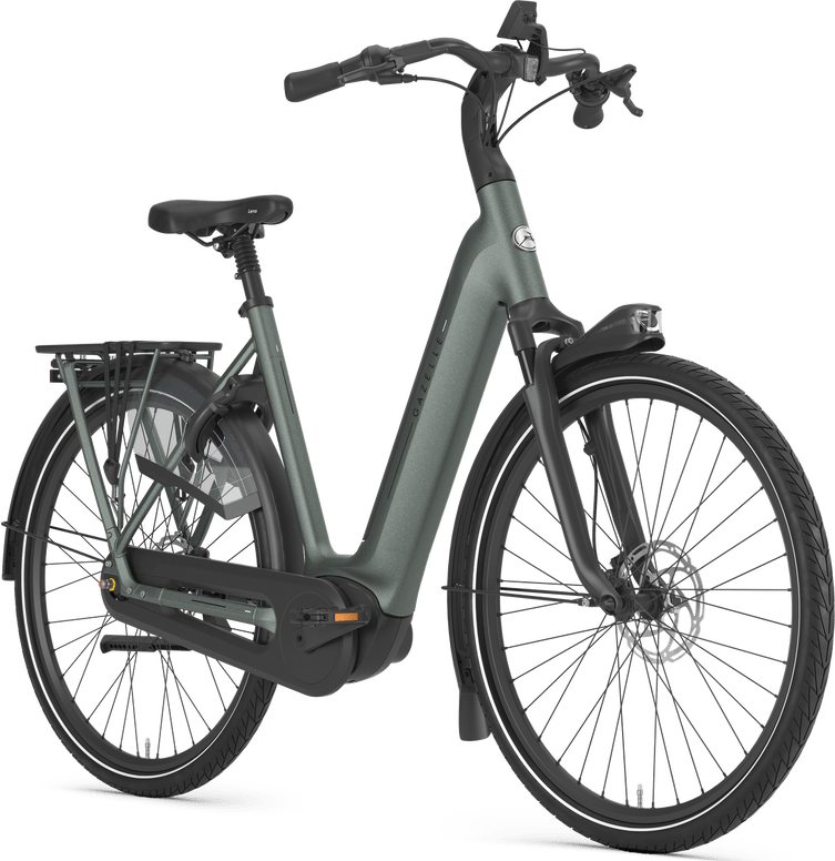 Gazelle Grenoble C8+ E-bike low-step twilight green