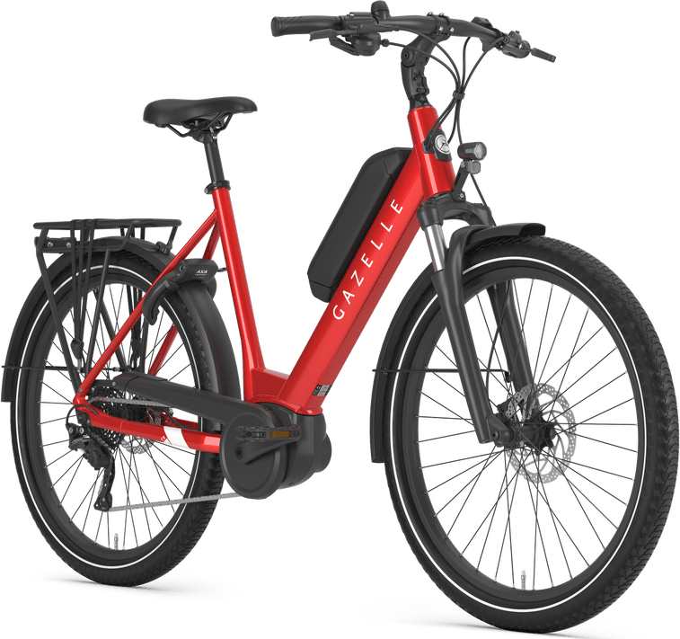 Gazelle Medeo T9 HMB E-bike low-step champion red