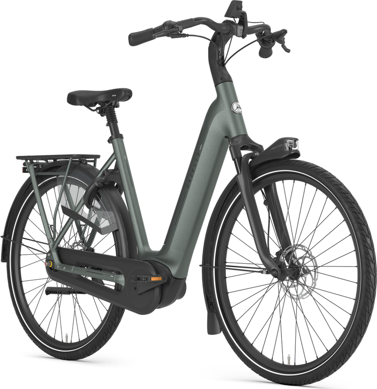 Gazelle Arroyo C8+ Elite Elcyklar low-step twilight green