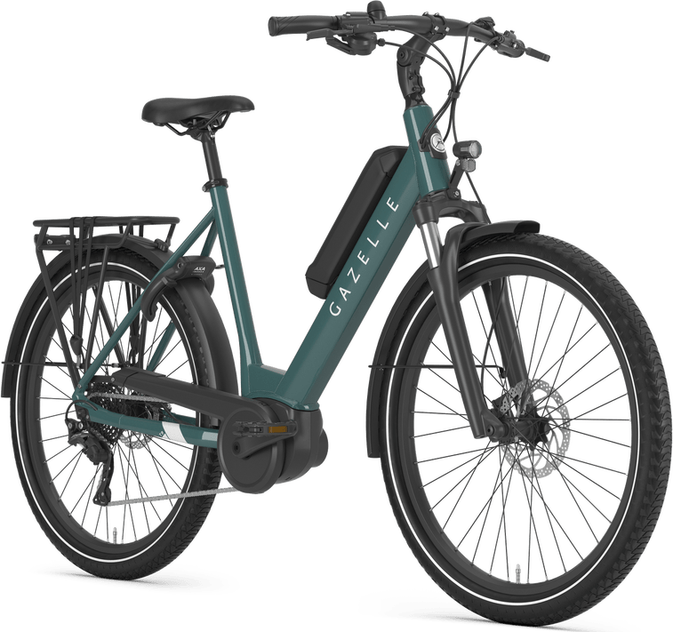 Gazelle Gazelle Medeo T9 City E-bike low-step thyme green