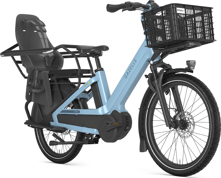 Gazelle Cabby C380 E bike Met Verlengde Achterdrager Gazelle Cabby C380 E bike Met Verlengde Achterdrager