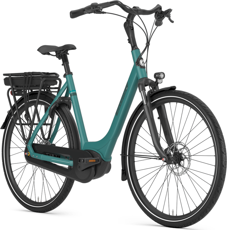 Gazelle Paris C7+ E-bike low-step thyme green