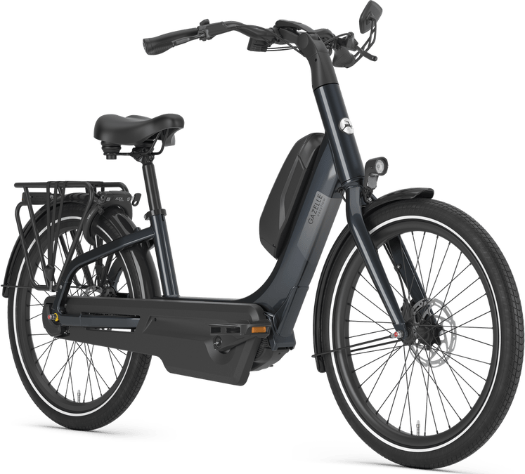 Gazelle Easyflow C8 E-bike low-step anthracite grey