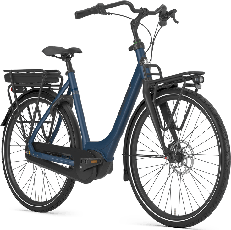 Gazelle Paris C7 Urban Elcyklar low-step mallard blue