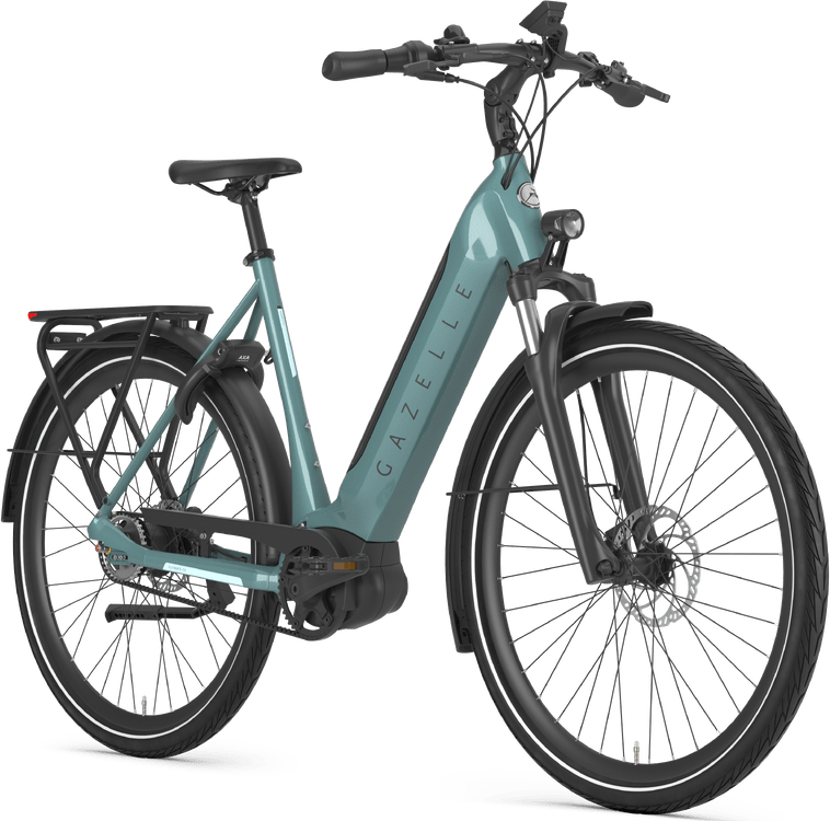 Gazelle Ultimate C5 E-bike low-step denim blue