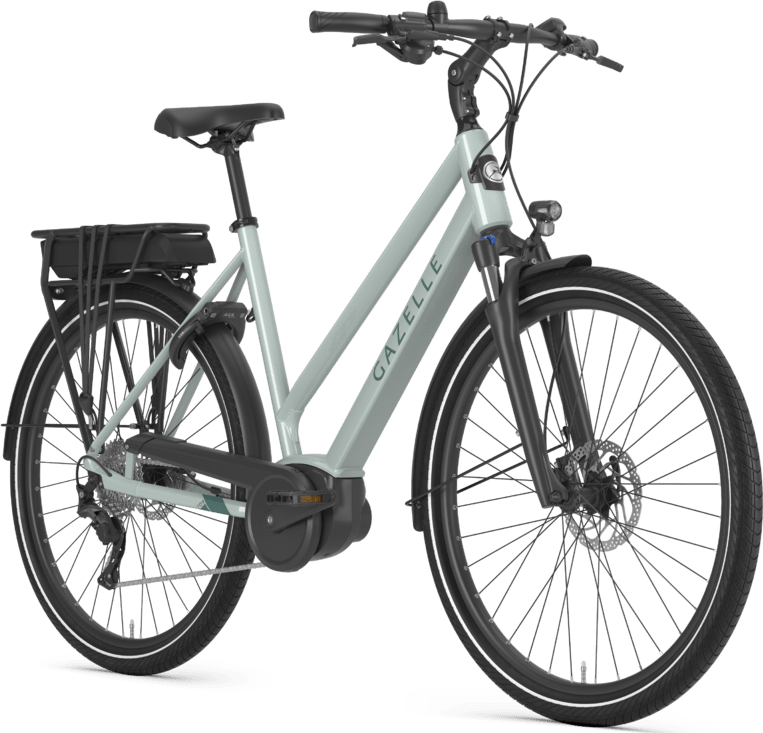 Gazelle Medeo T9 HMB E-bike low-step light olive