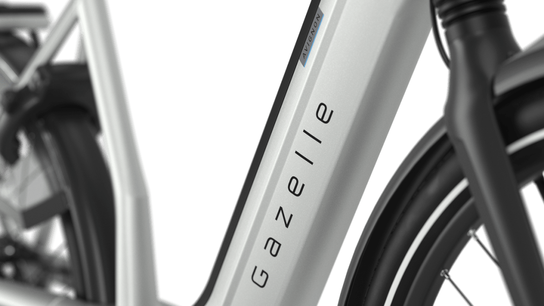Gazelle Gazelle Avignon C380 HMB E-bike low-step pebble grey detail