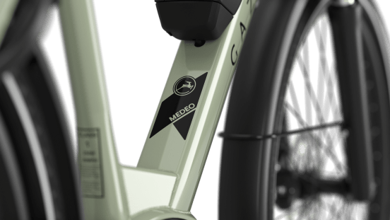 Gazelle Gazelle Medeo T9 City E-bike low-step caramel khaki detail