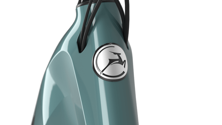 Gazelle Ultimate C5 HMB E-bike low-step denim blue detail