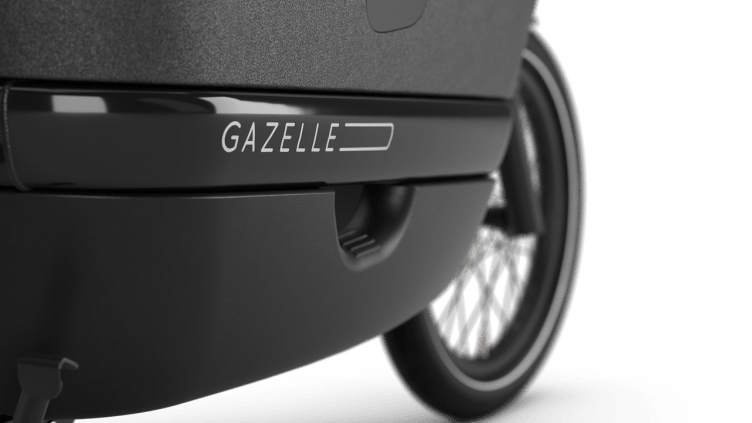 Gazelle Makki Travel E-bike low-step black detail