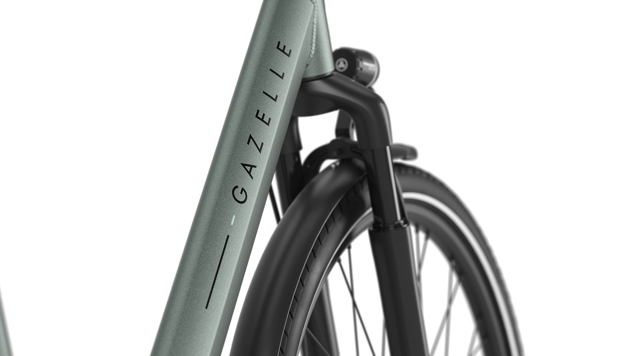 Gazelle Orange C8+ E-bike lav twilight green detail