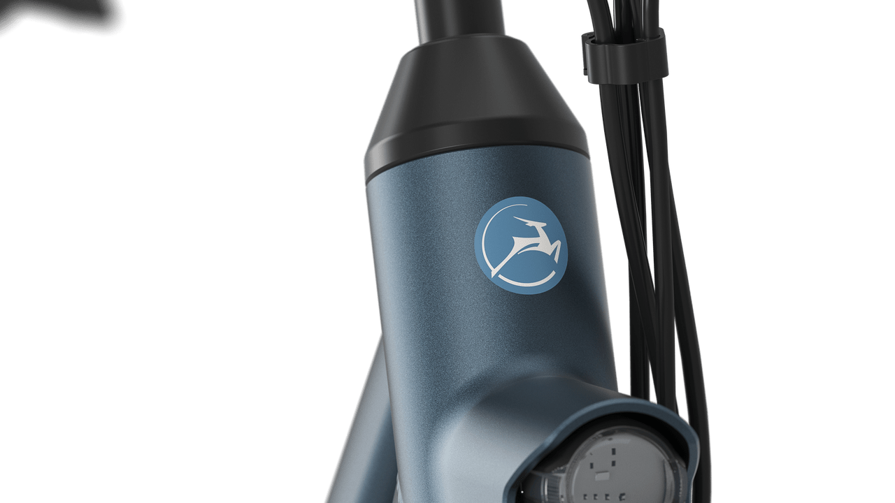 Gazelle Esprit C7 E-bike lav legion blue detail