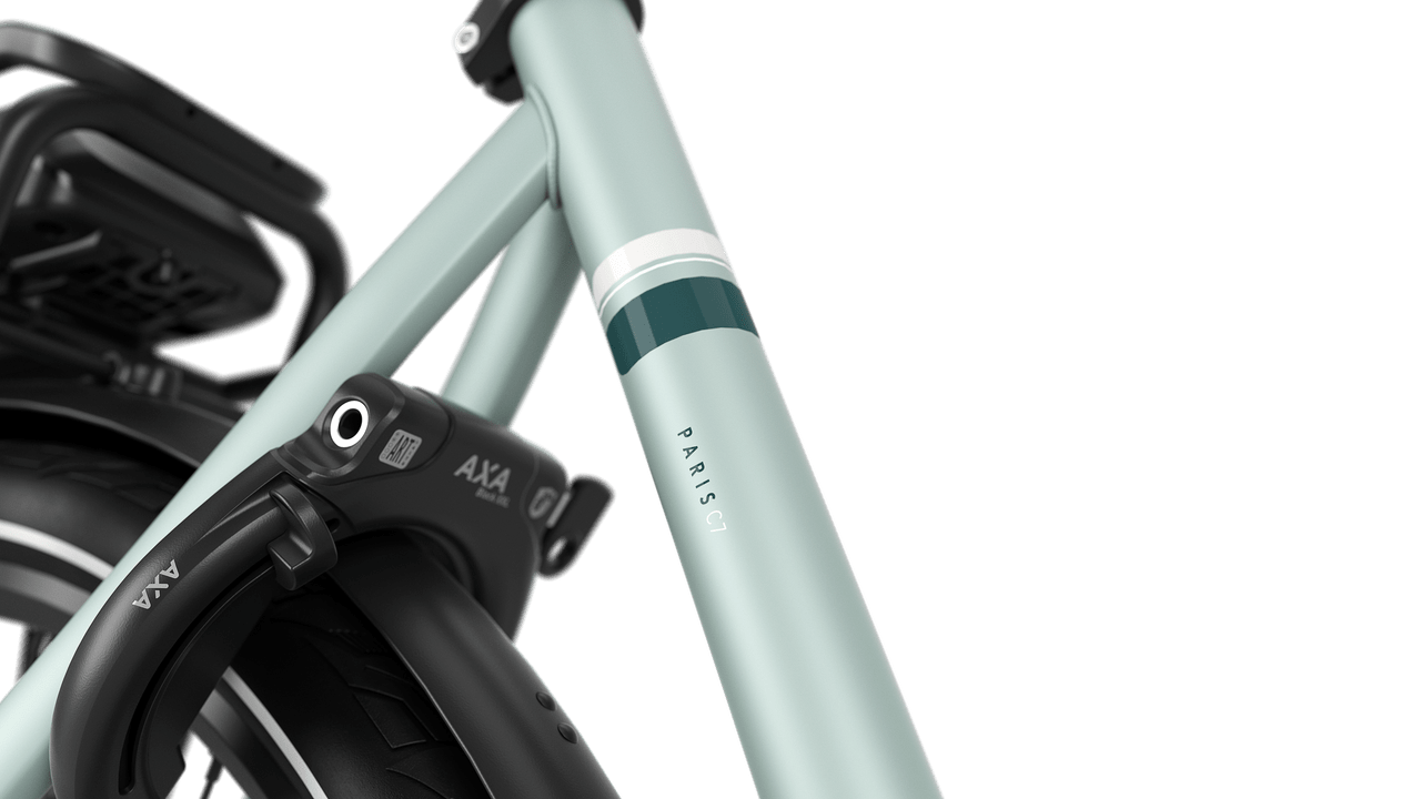 Gazelle Paris C7 HMB E-bike lav light olive detail