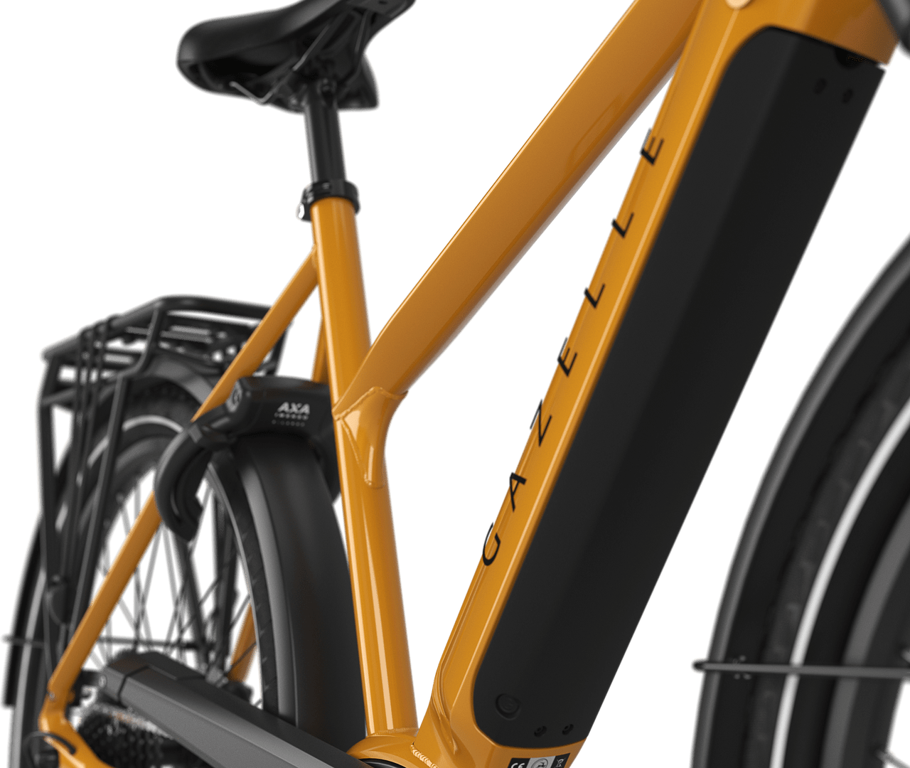 Hit the road with confidence Gazelle Gazelle Medeo T10 LTD E-bike mid-step turmeric yellow