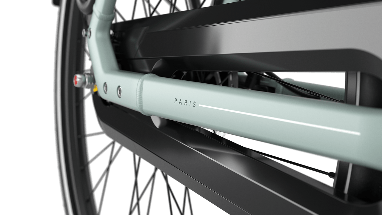 Gazelle Paris C7 HMB E-bike lav light olive detail