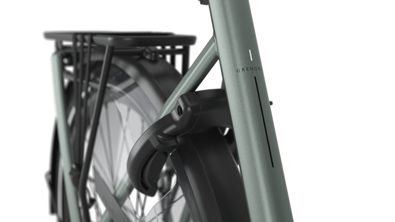 Gazelle Grenoble C8+ E-bike lav twilight green detail