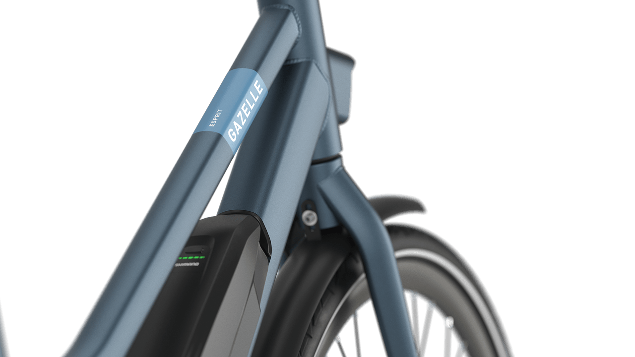 Gazelle Esprit C7 E-bike lav legion blue detail