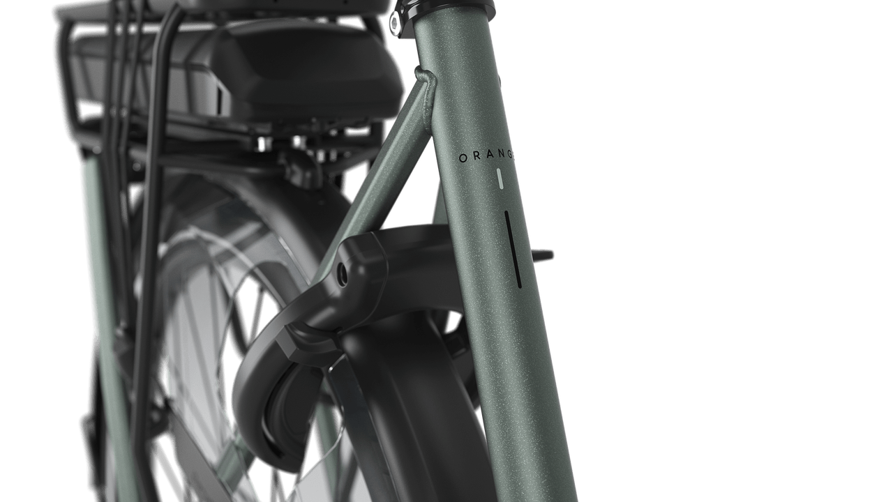 Gazelle Orange C8+ E-bike lav twilight green detail