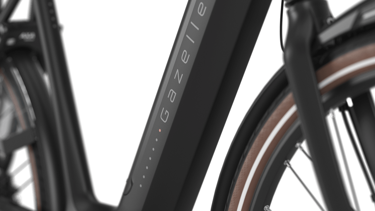 Gazelle Arroyo C8 HMB Elite E-bike low-step black detail