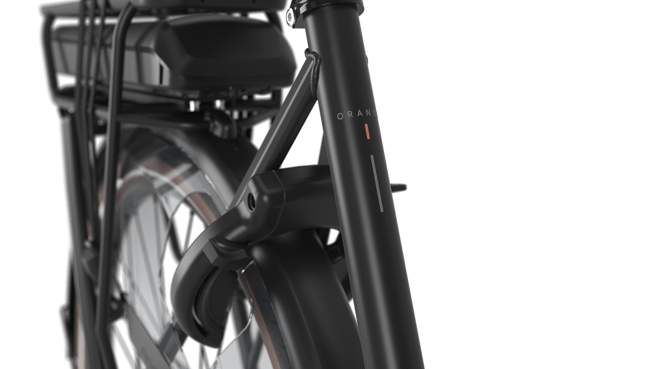 Gazelle Orange C8+ E-bike lav black detail