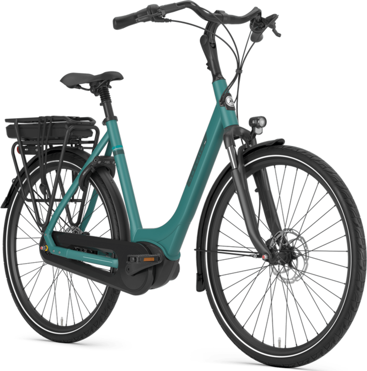 Gazelle Paris C7+ E-bike low-step thyme green